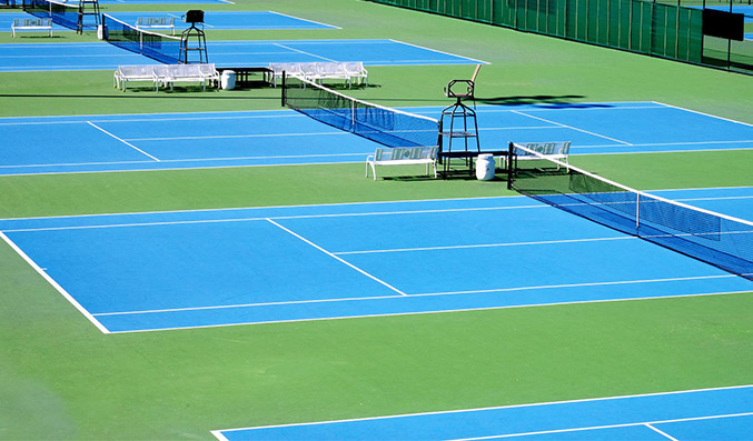 硅PU球場材料/硅PU運動/休閑場地